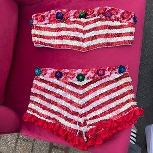 sequin dance costume